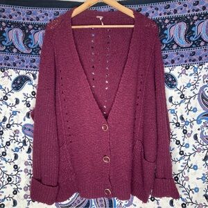 Free People Fall Friend oversized wool sweater